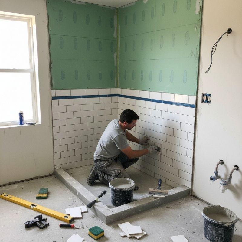 Tile Shower Pan Installation in Longmont, CO